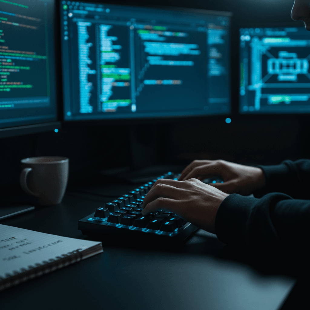 Terminal showing network reconnaissance and penetration testing commands
